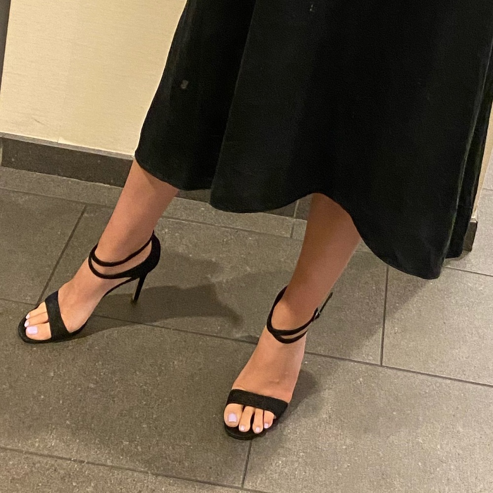 Via Spiga Black Tiara Sandal